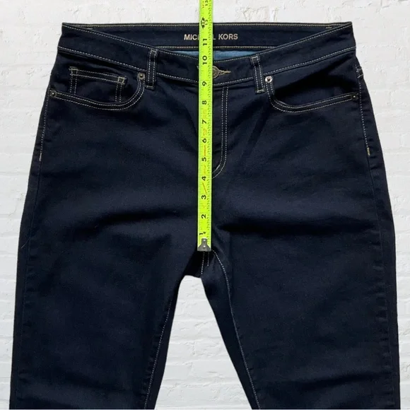 Michael Kors Izzy Skinny Dark Wash Stretch Jeans - Picture 10 of 13